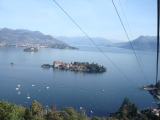 pohad z lanovky na jazero Lago Maggiore